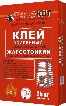 ТЕРРАКОТ Клей для печной плитки жаростойкий (25кг)