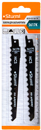 Полотно для сабельной пилы Sturm! 9019-03-S617K