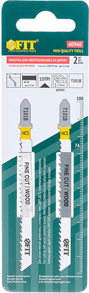 Пилки для лобзика FIT T101B 40948