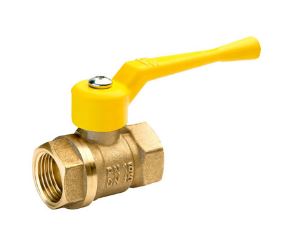 Кран шаровый газовый (БОЛОГОЕ) d25 в/в рычаг