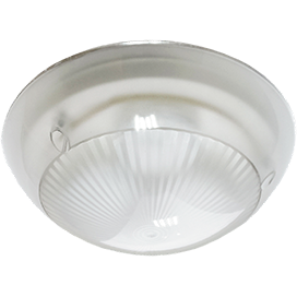 Светильник Ecola TS53T3ECR ДПП 03-18 Сириус проз круг белый 3*GX53 IP65 280*280*90мм