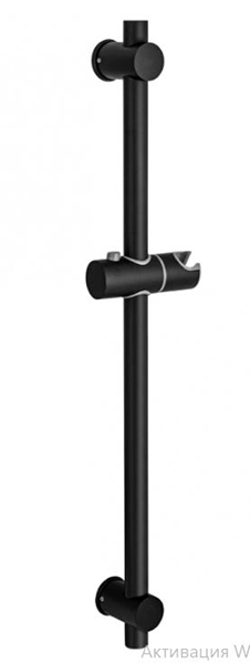 Стойка душевая MAGNUS из нержавеющей стали марки 304, черного цвета, БЕЗ лейки и шланга (9254)