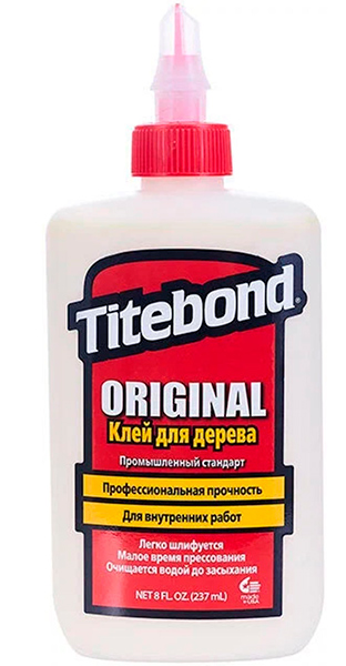 Клей оригинальный Titebond для дерева 0,237л (12) / уценка