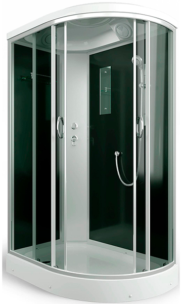юДушевая кабина ERLIT Comfort ER3512PL-C4 (120*80, тёмные задние) Левая