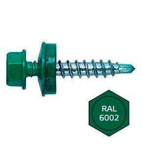 Саморез кров. 6002 4,8х29 св-зеленый (уп250)