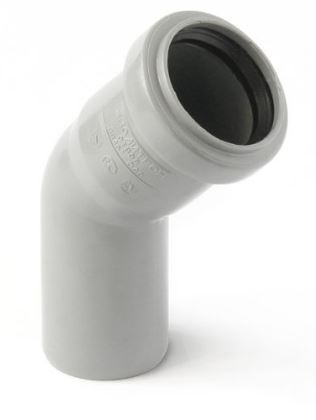 Отвод канализационный d50-45° "RTP"