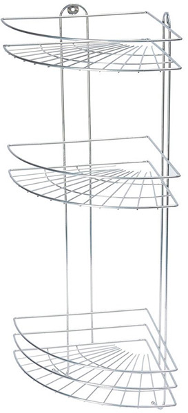 SWENSA Полка угловая 3-ярусная с крючк. SWR-18-03
