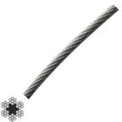 Трос для растяжки DIN3055 __М6 (бухта100м)  не заказывать