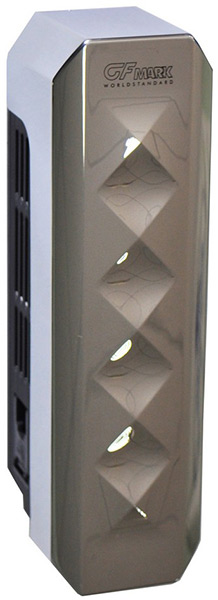 Дозатор жидк.мыла пластик, хром, узор Ромб 310мл 621