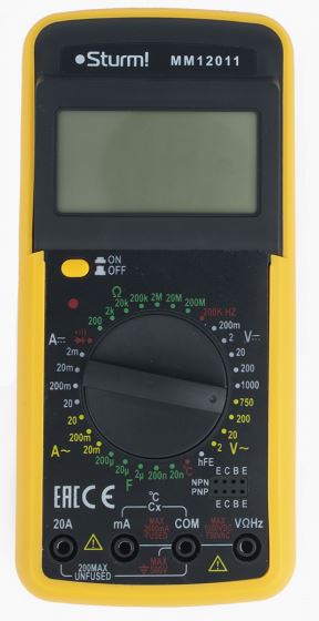 Мультиметр Sturm! MM12011