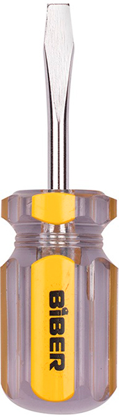 Отвертка СТАНДАРТ  SL 5 *38мм (бочка ) 85578  БИБЕР