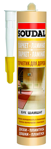 Герметик паркетный дуб (средний бук) 300мл Соудал 111256 (3752)