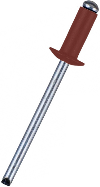 3,2х8 заклепка вытяж.комбин.RAL8017  Темно-корич.  (1000)