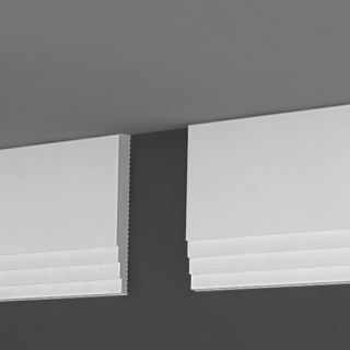 Плинтус потолочный Де-Багет С 1/120 (22шт) 85*120