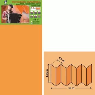 Ламинат подложка SOLID ( Гармошка ) оранжевая 1.05*0,5*10м 3мм (9 уп.-10,5 кв.м - 1уп.)