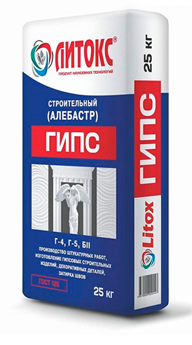 Строительный гипс Литокс 25кг (55)