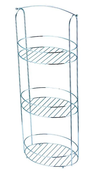 Стойка напольная 3-х ярусн.овальная 80см FOR-СТ065