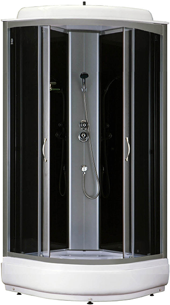 Душевая кабина LORANTO CS-6610-25 G 100*100*215 темное стекло, средний поддон 25см