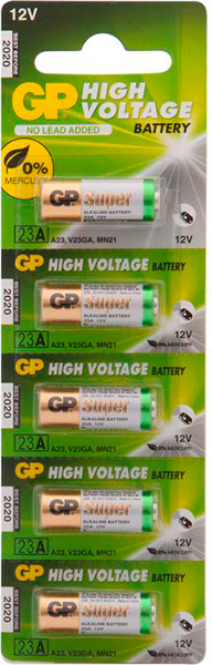 Элемент питания GP 23AЕ-BC5 Ultra (5бл) (1шт) (100)