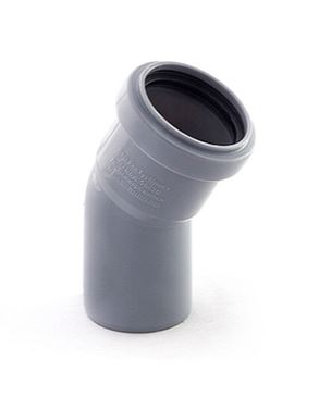 Отвод канализационный d50 15° "RTP"