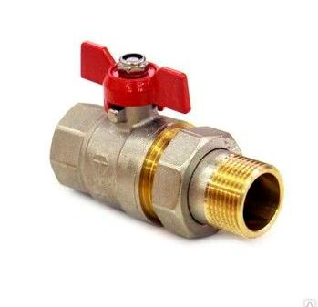 Кран шаровый со сгоном 3/4" ( бабочка ) HLV