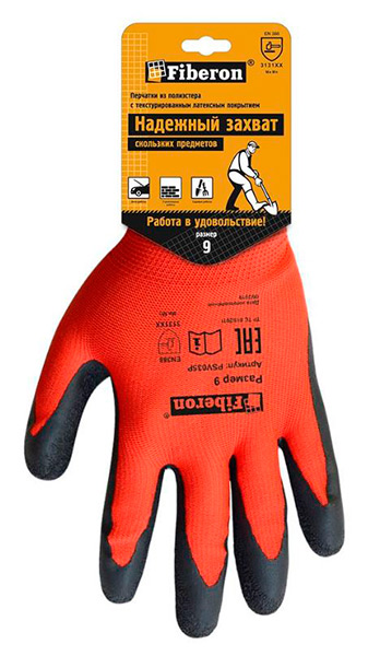 Перчатки Монтаж (Надежный захват) Fiberon PSV035P