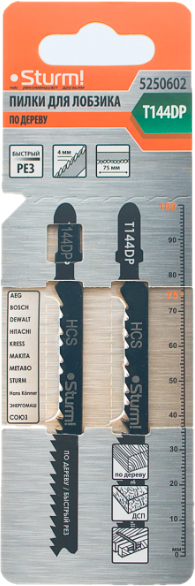 Пилки для лобзика Sturm! Т144DP 5250602