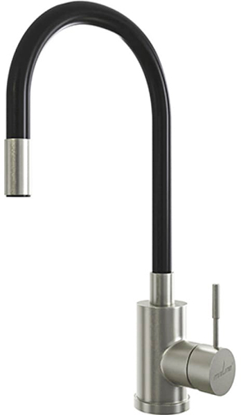 Излив для смесителя ГИБКИЙ кухня MIXLINE ЧЕРНЫЙ (для смесителя MLSS-0325)