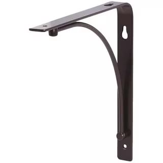 Кронштейн АРОЧНЫЙ 200мм бронза L7605AB