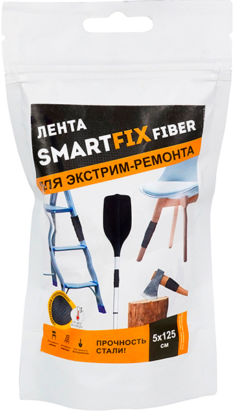 Лента стеклотканевая Экстрим-ремонт 50мм*125см W-con SmartFix FIBER