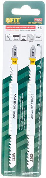 Пилки для лобзика FIT T344D 40942