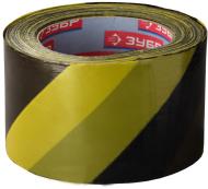 Лента сигнальная, черно-желтая, 75мм*200м (4)