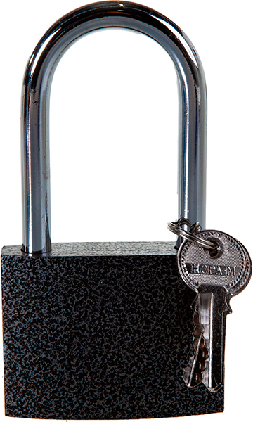 Замок навесной ЧУГУН серия800дд 70мм НОРА-М