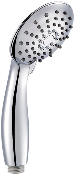 Душевая лейка Lemark 3-функциональная, круглая диаметр 88х221 мм, хром (LM8120C)