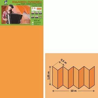 Ламинат подложка SOLID ( Гармошка ) оранжевая 1.05*0,5*10м 3мм (9 уп.-10,5 кв.м - 1уп.)