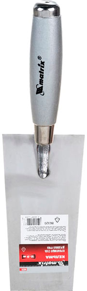 Кельма из нерж. стали 160х84мм Matrix 86320