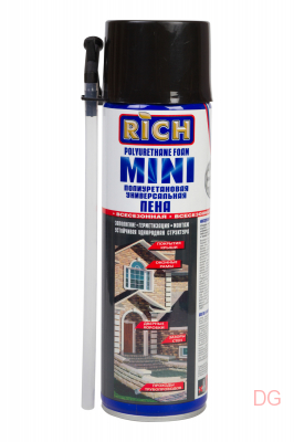 РИЧ Пена мини трубка 380 гр	 (12)