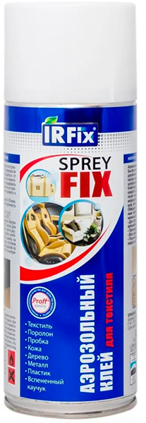 IRFIX Клей аэрозольный "SPRAY FIX" 400мл IRFIX 1/16