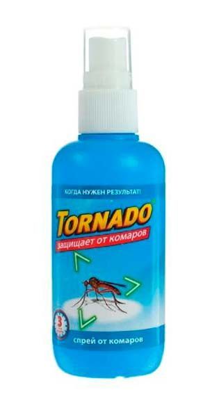 Спрей Торнадо от комаров 100мл.