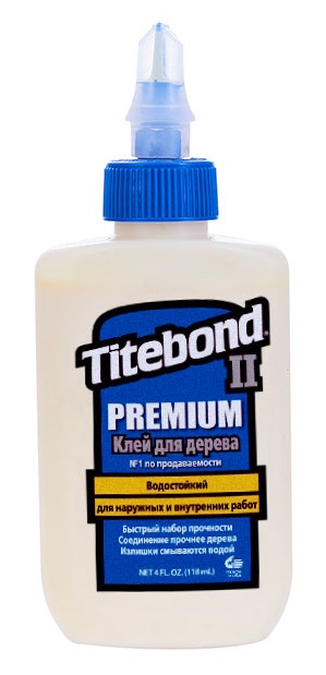 Клей водостойкий Titebond для дерева 0,118л