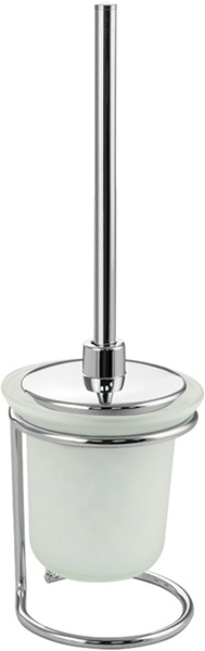 Ерш д/унитаза напольный стеклянный САНАКС (1223)