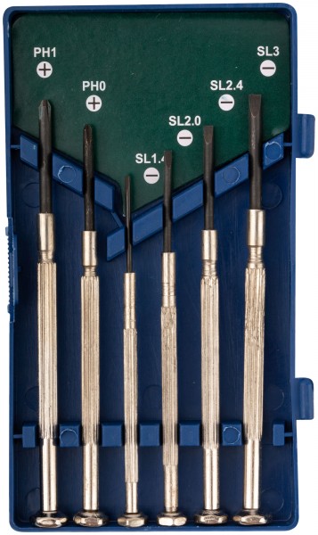 Отвертки FIT часовые 6шт 56136