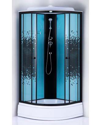Душевая кабина Д-481 100*100*210 средний поддон, пиксили