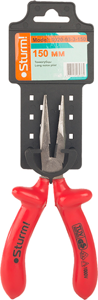 Тонкогубцы 150мм диэлектро Sturm! 1020-03-3-150