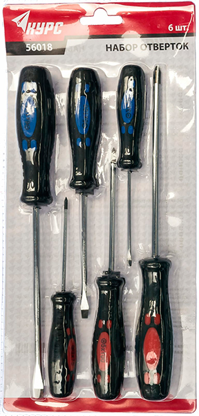 Набор отверток FIT СТАНДАРТ 6шт 56018