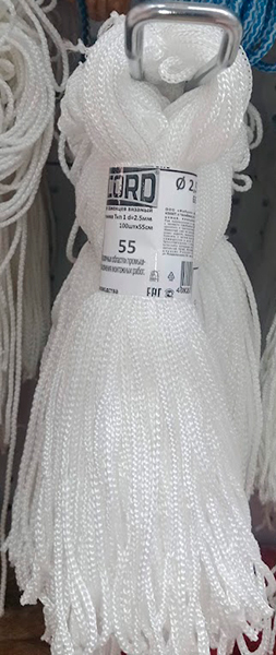 Шнур хоз. Тип1 d.2,5мм д/саженцев белый (уп-100шт)