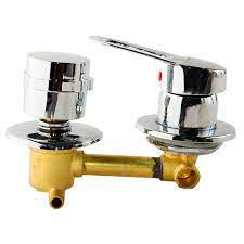 Смеситель для душевой кабины 2-х режимный 100 мм ERLIT МОДЕРН выводы под хомут (2121045002)