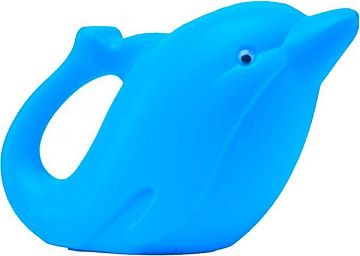 Лейка 1,6л Дельфин голубая LMY6006