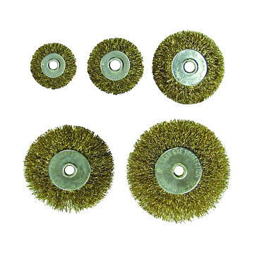 Набор щеток дисковых для дрели 5 шт. 25/38/63/75мм (10/80) 70990 БИБЕР