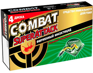 COMBAT Super Attac ловушка 4шт.6100